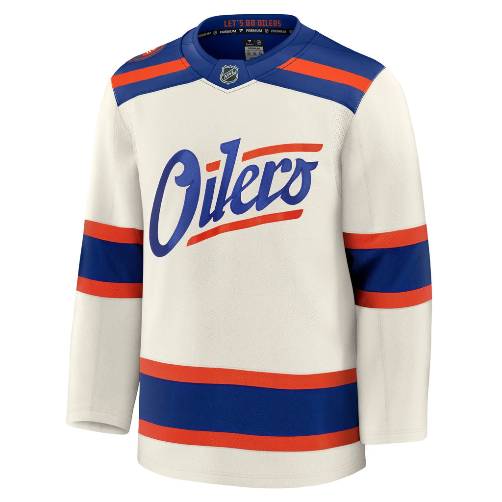 Fanatics Edmonton Oilers Alternate Premium Jersey - Blank