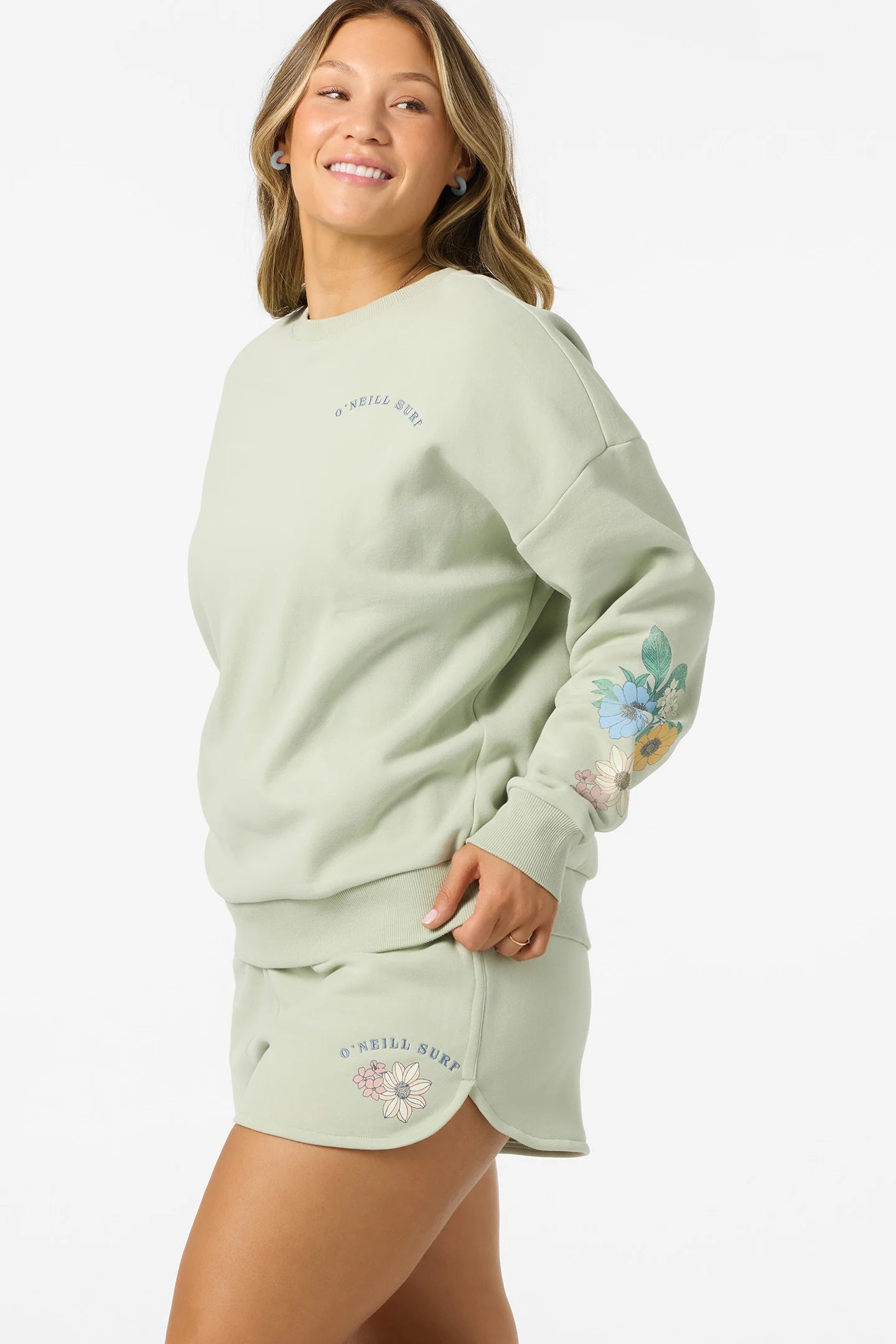 O'Neill Women's Petal Oversized Crew Neck Fleece