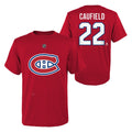 NHL Canadiens Youth Name & Number T-Shirt - Caufield