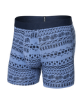 DropTemp Cooling Cotton Boxer Brief - 19th Hole Stripe - Blue