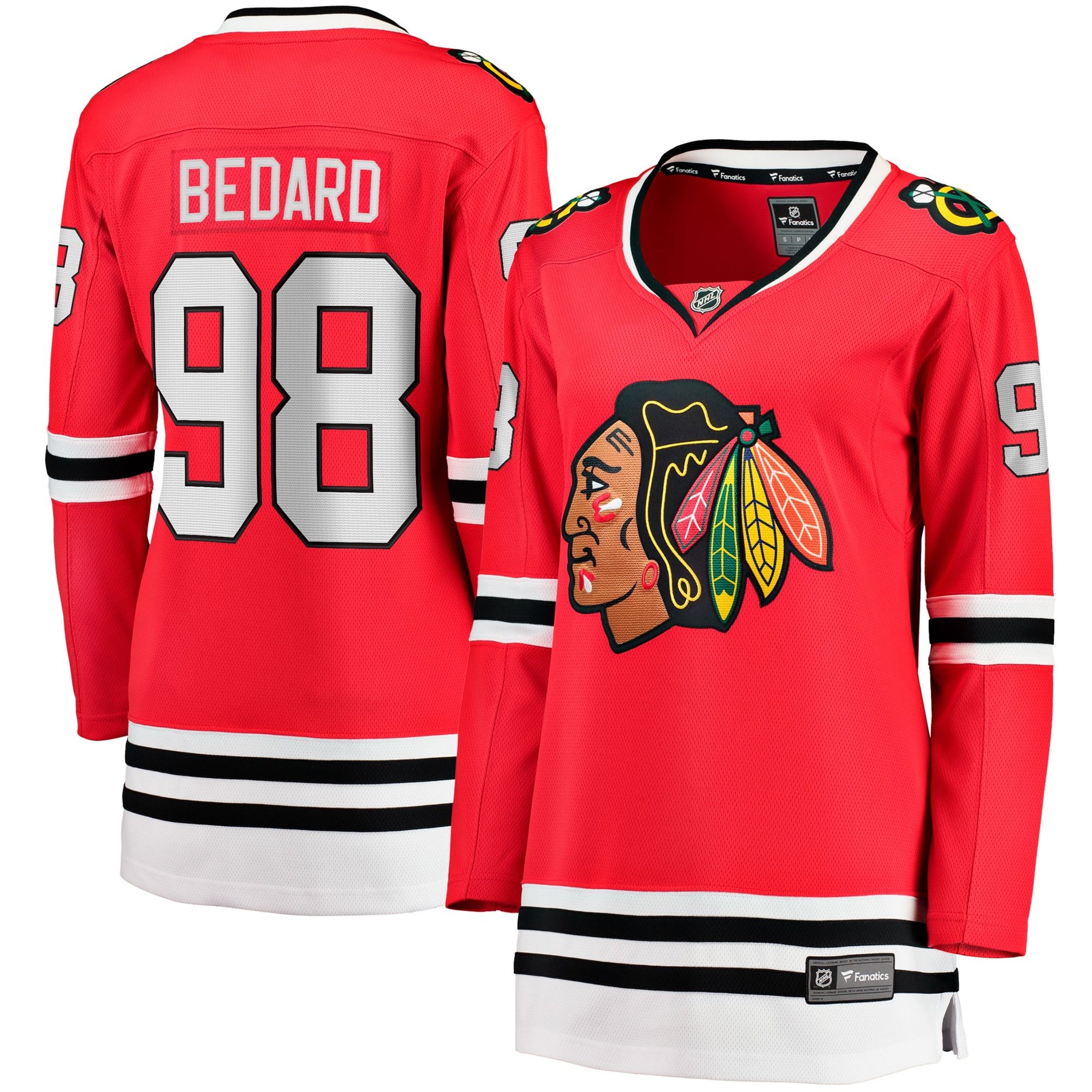 Fanatics Chicago Blackhawks Women's Home Breakaway Jersey - Bedard