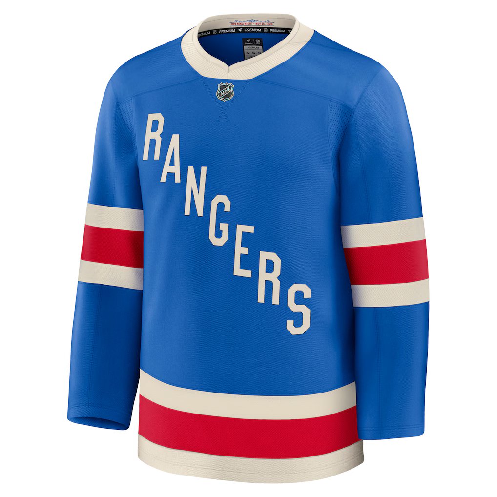 Fanatics New York Rangers Secondary Alternate Premium Jersey - Blank