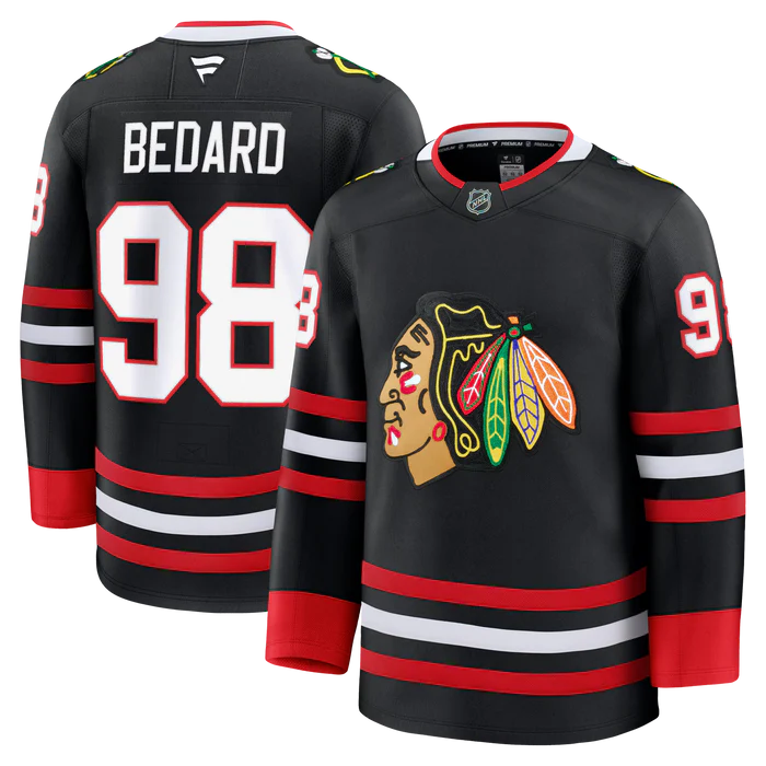 Fanatics Chicago Blackhawks Alternate Premium Jersey - Connor Bedard