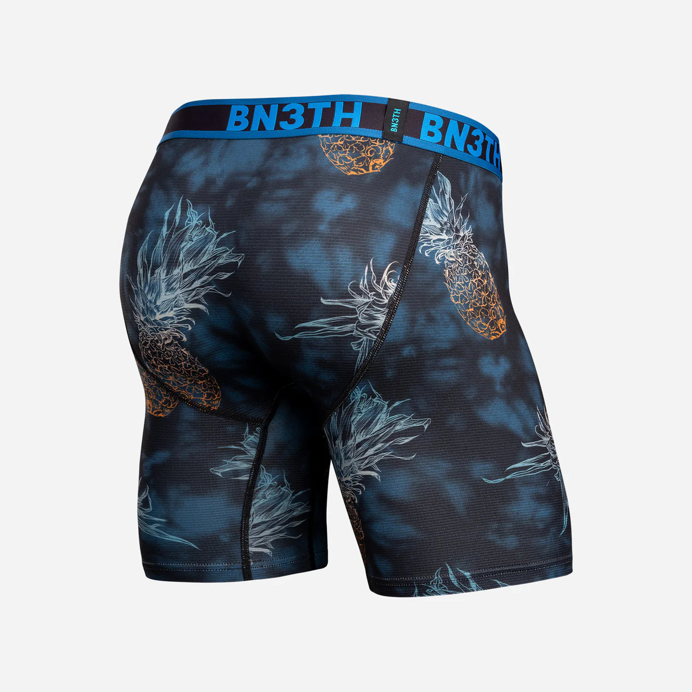 Bn3th Pro Flex Max Boxer Brief - Tie Dye Pineapple Ombre-Navy