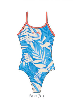 Finz Women's Summer Palms One-piece Swimsuit