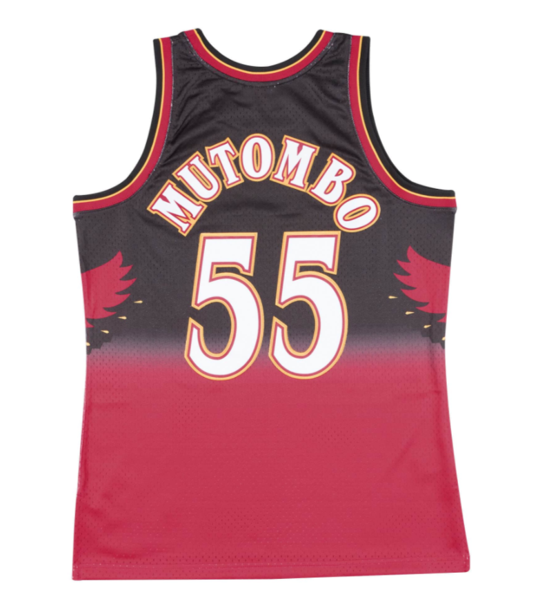 Mitchell & Ness Atlanta Hawks Dikembe Mutombo 1996 Hardwood Classics Swingman Jersey