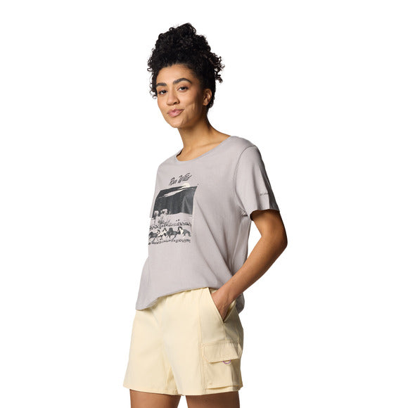 Columbia Women's Ruby Springs Graphic Scoop Neck Short Sleeve Shirt