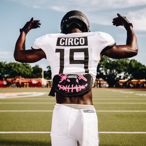 "Nightmare" Youth Chrome Football Back Plate