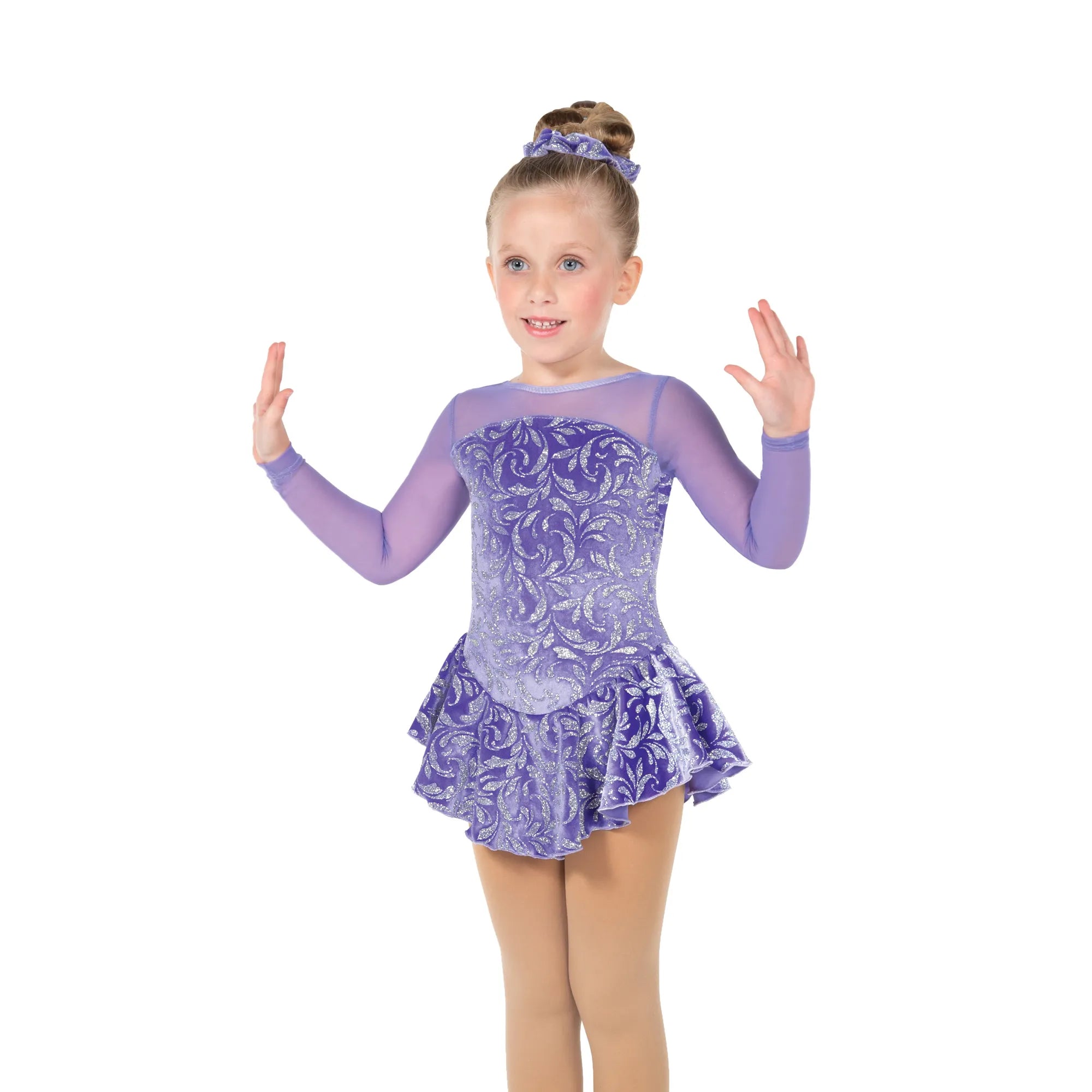 Jerrys Skating World Ice Whirl Dress - Crocus Purple