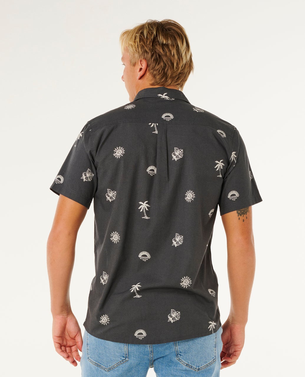 Ripcurl Men's Sessions Short Sleeve Shirt