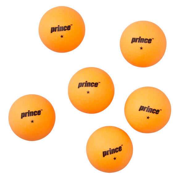 Prince 1 Star Table Tennis Balls - 6 Pack