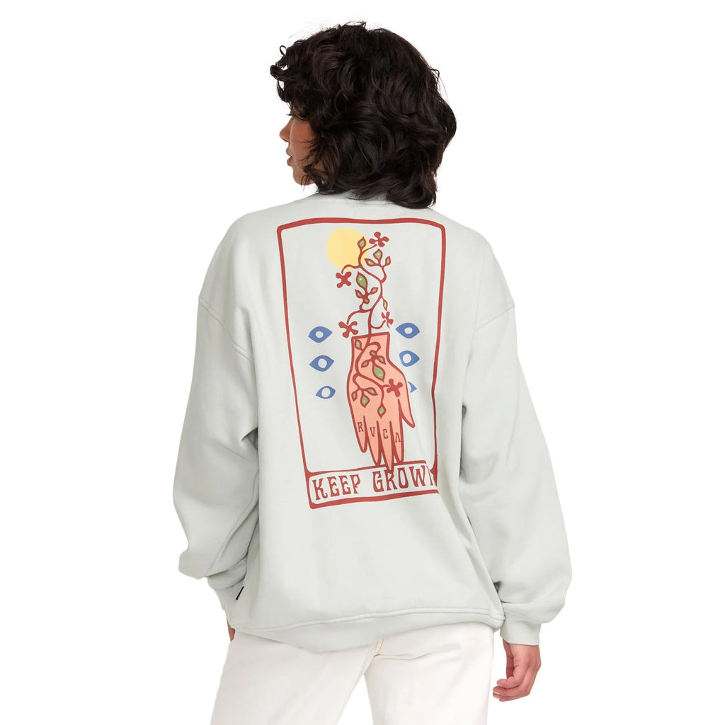 RVCA Women's Baggie Boyfriend Crew Pullover
