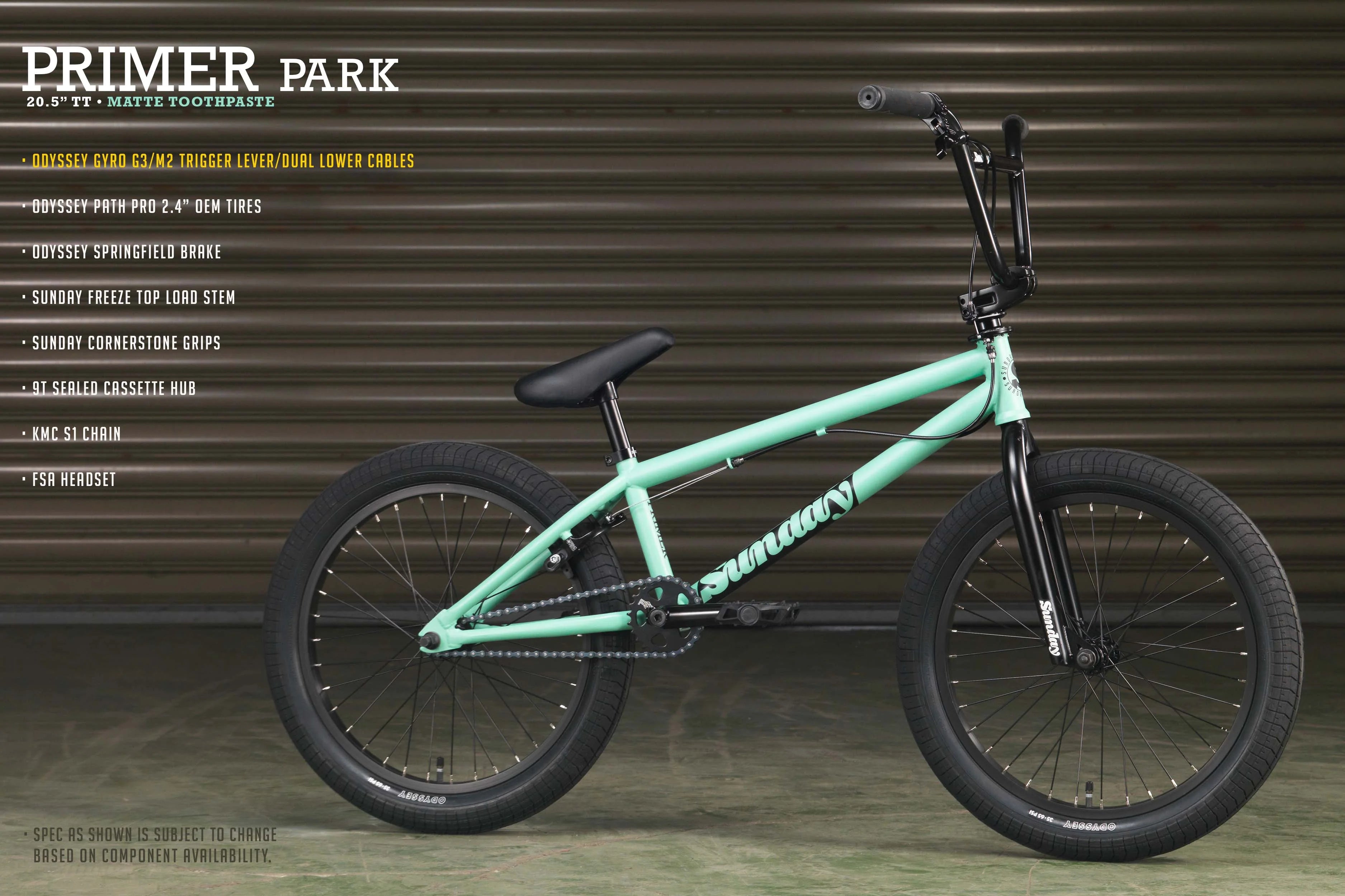 Sunday Primer Park 20.5" Bmx Bike