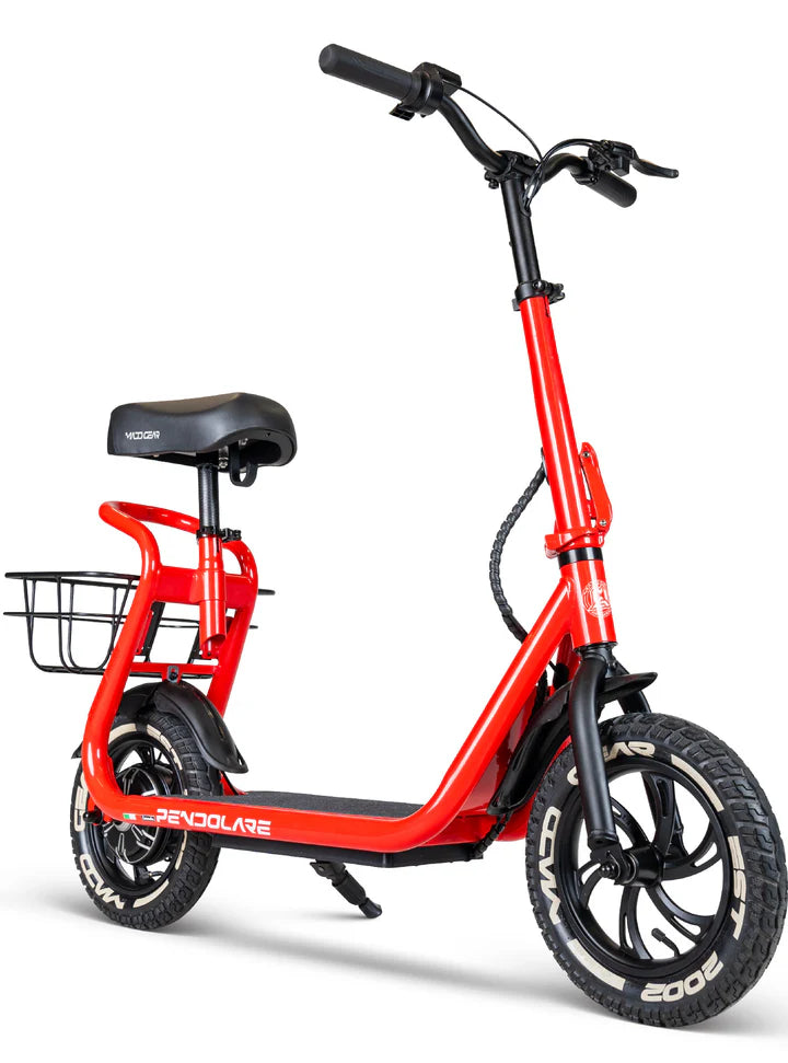 Madd Gear Electric Scooter with Seat & Basket
