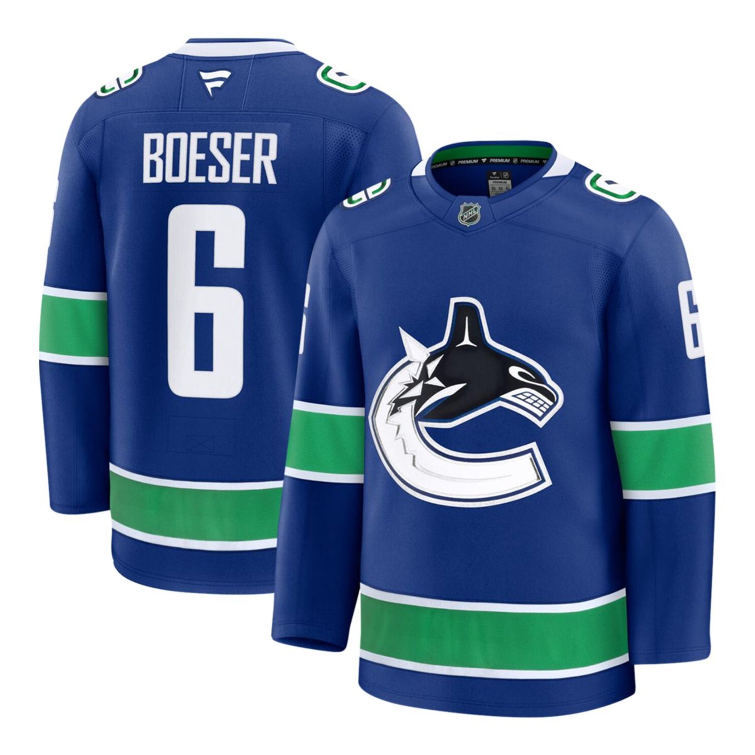 Fanatics Vancouver Canucks Home Premium Jersey - Brock Boeser