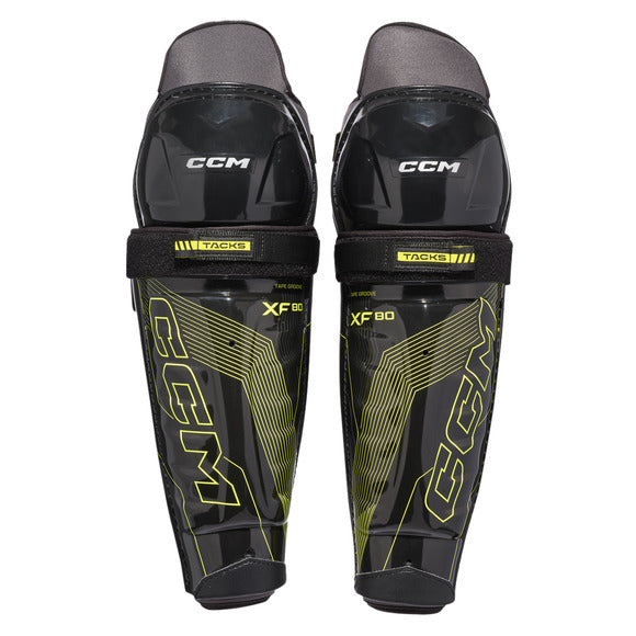 CCM Junior Tacks XF 80 Hockey Shin Guards - 2024