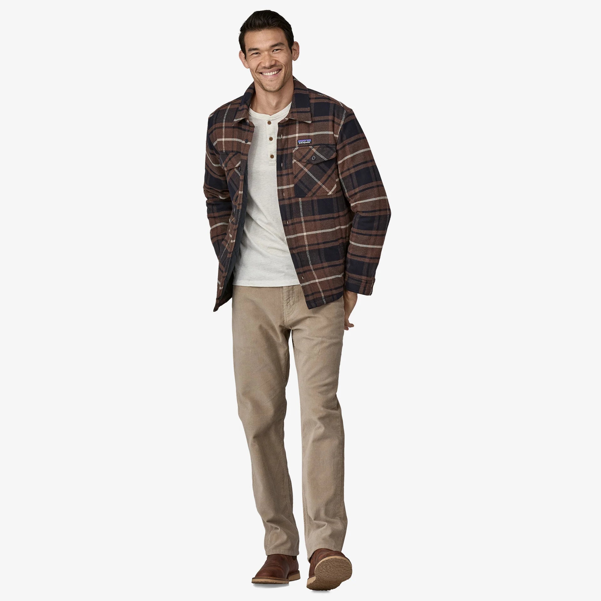 Patagonia Men's Lightweight Insulated Fjord Flannel Shirt