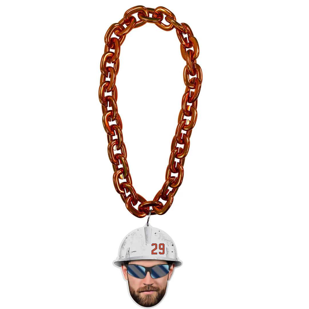 Fan Fave 3D Leon Draisaitl Oilers Face Chain
