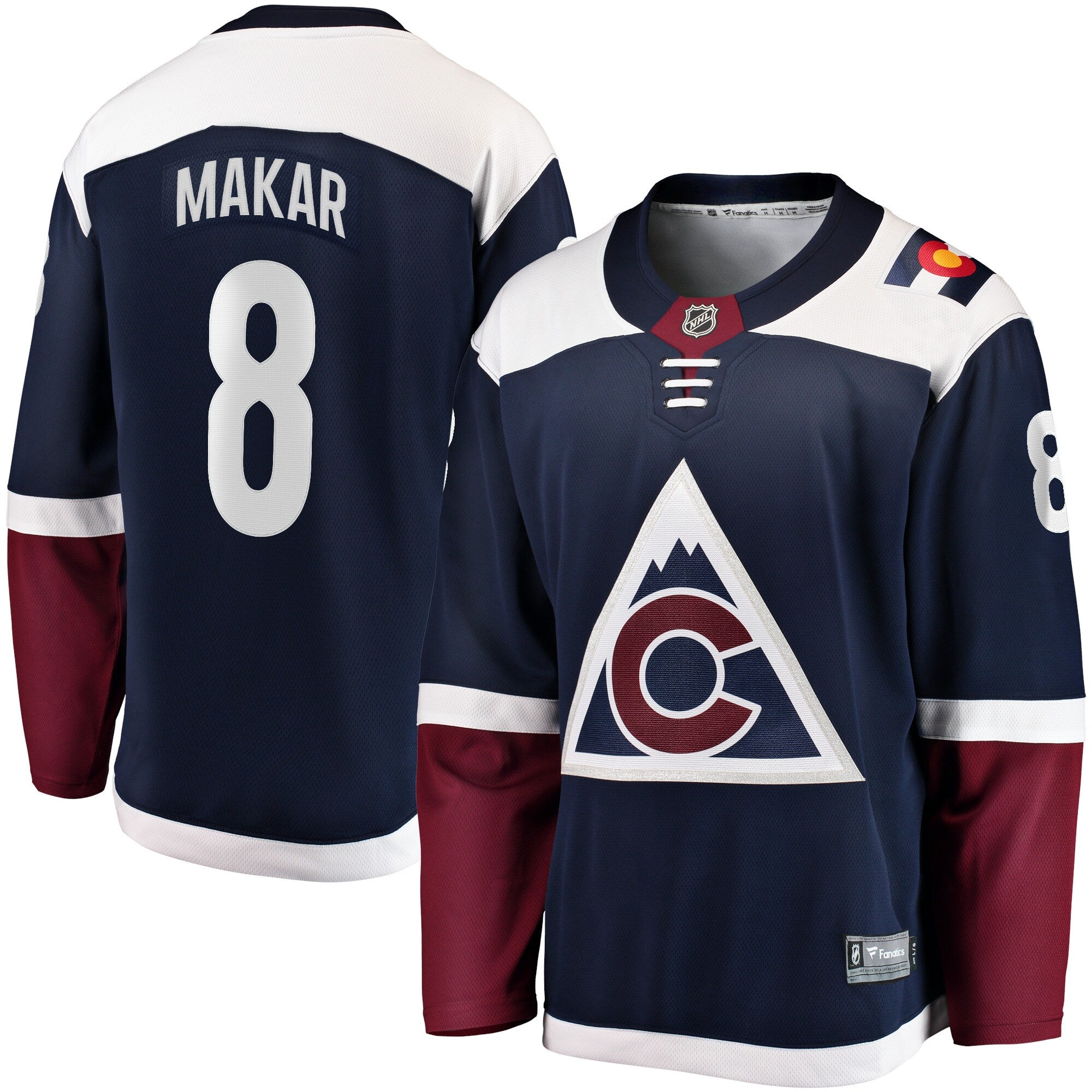 Fanatics Colorado Avalanche Alternate Breakaway Jersey - Makar