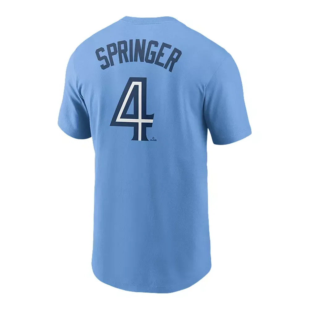 Toronto Blue Jays Bo Bichette Powder Blue Player Name & Number Youth T-Shirt  (Large - Age 14/16) : : Sports & Outdoors