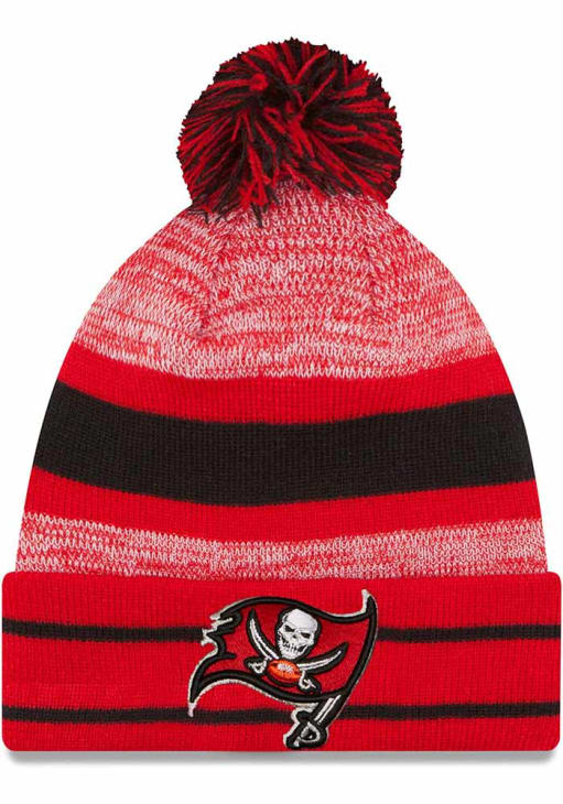 New Era Tampa Bay Buccaneers Cuff Pom Knit Hat