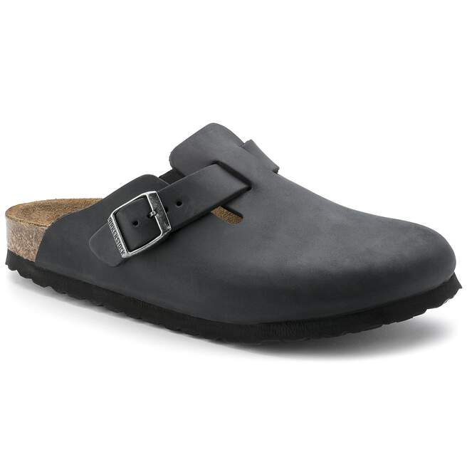 Birkenstock Boston Oiled Leather Clogs