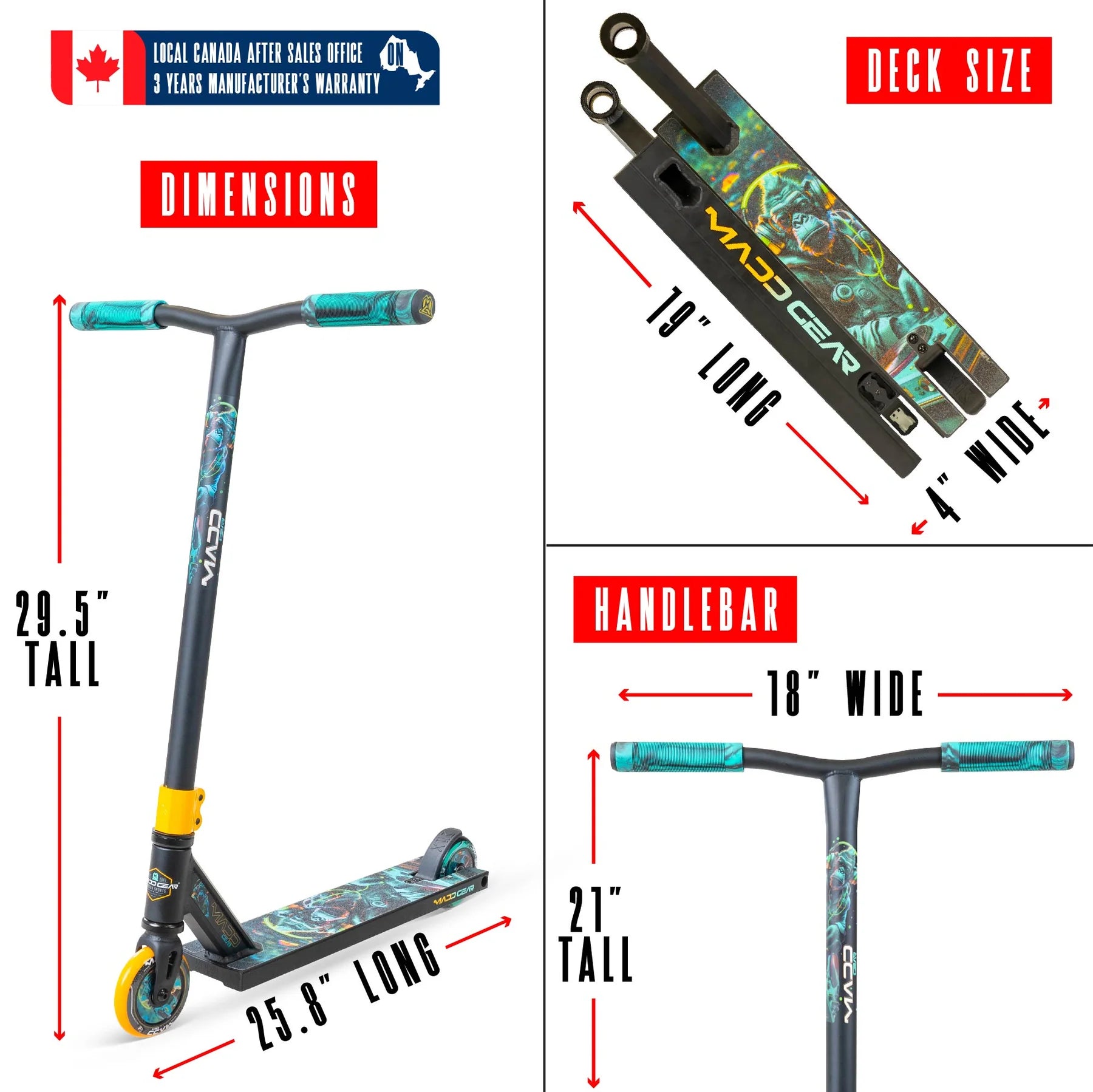 Madd Gear MG2 Obsidian Pro Stunt Scooter - DJ Rilla