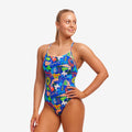 Funkita Women's Blues Baby Diamond Back One Piece