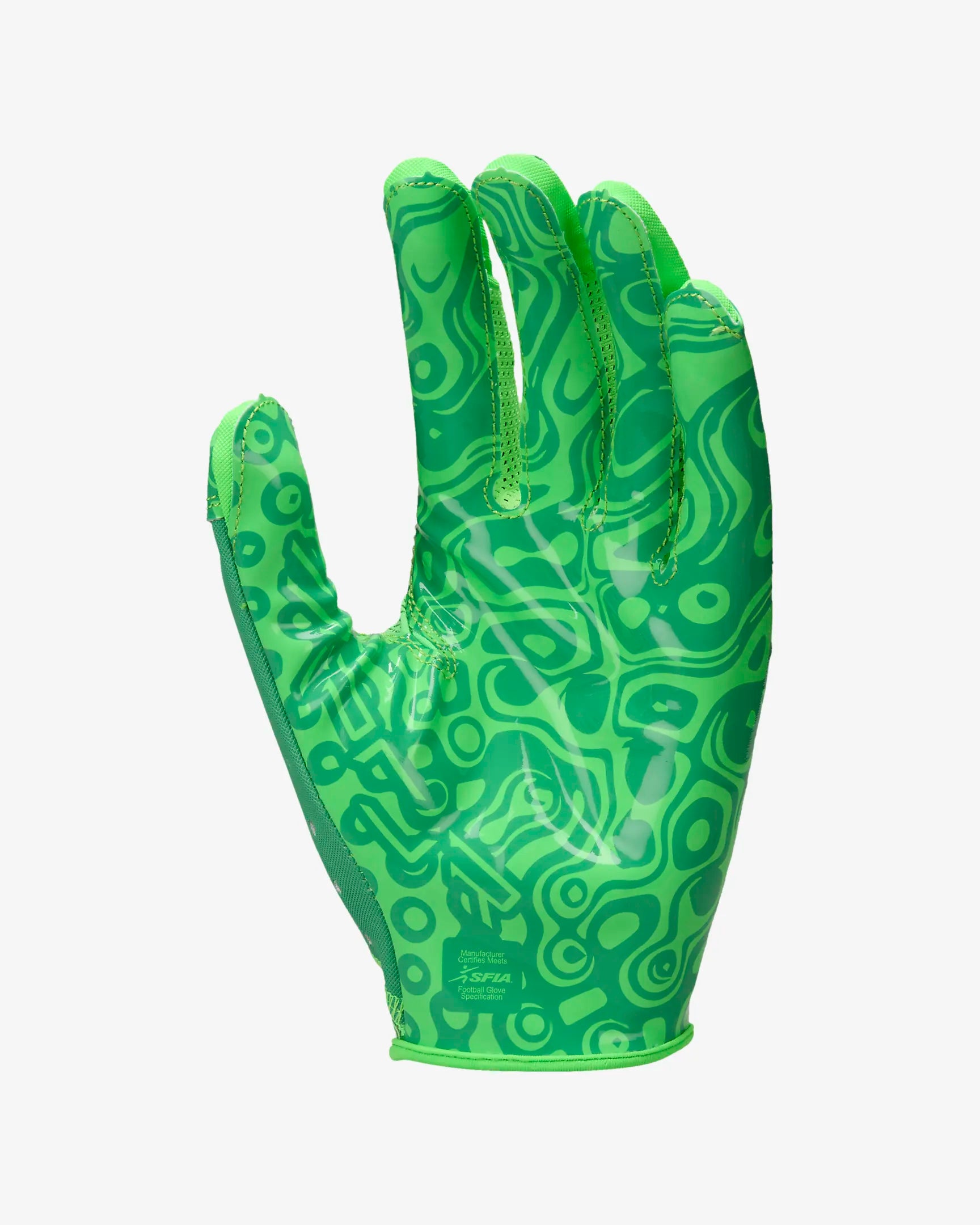 Nike Junior Vapor Jet 8.0 Energy Receiver Glove Rage Green Medium