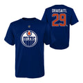 NHL Oilers Youth Name & Number T-Shirt - Draisaitl