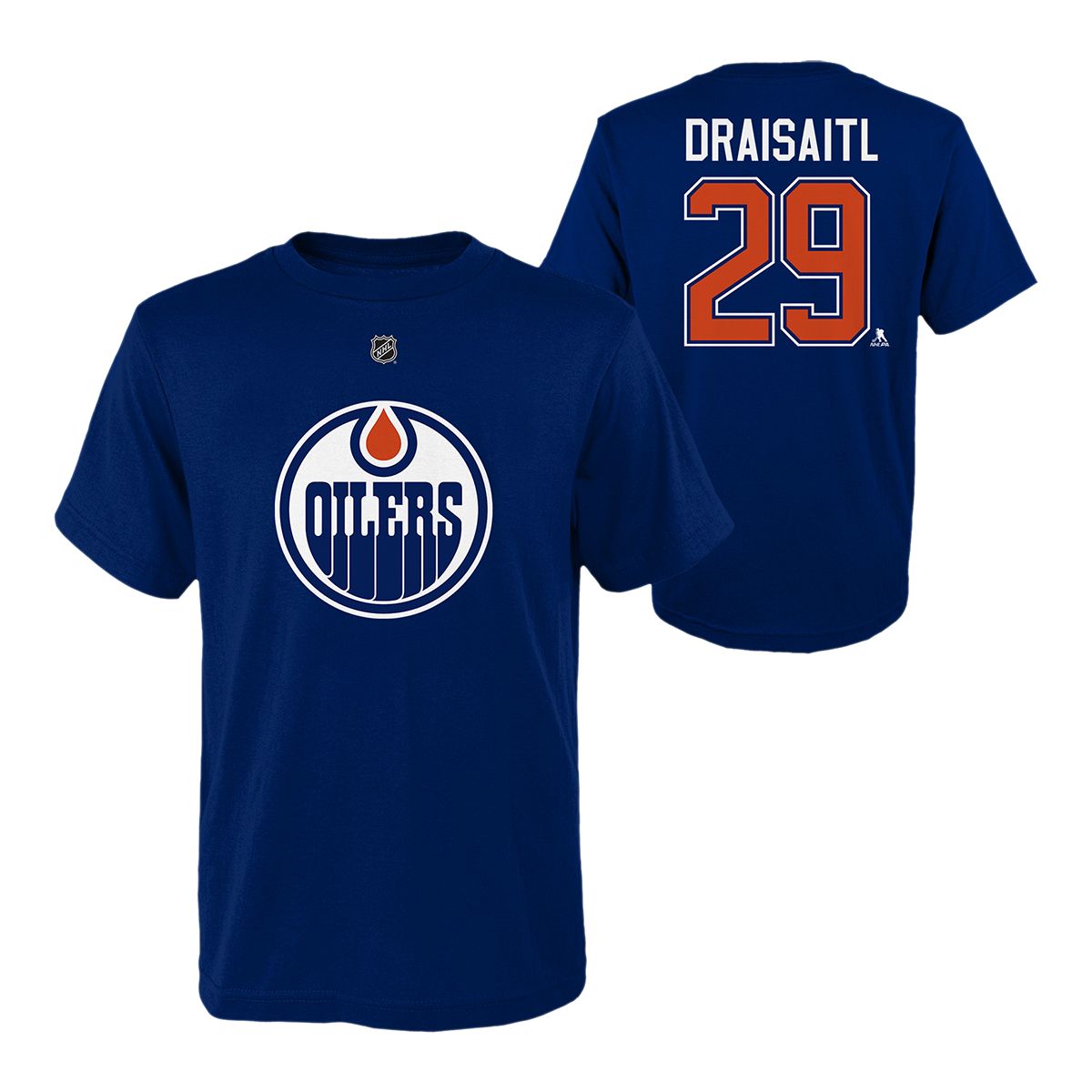 NHL Oilers Youth Name & Number T-Shirt - Draisaitl