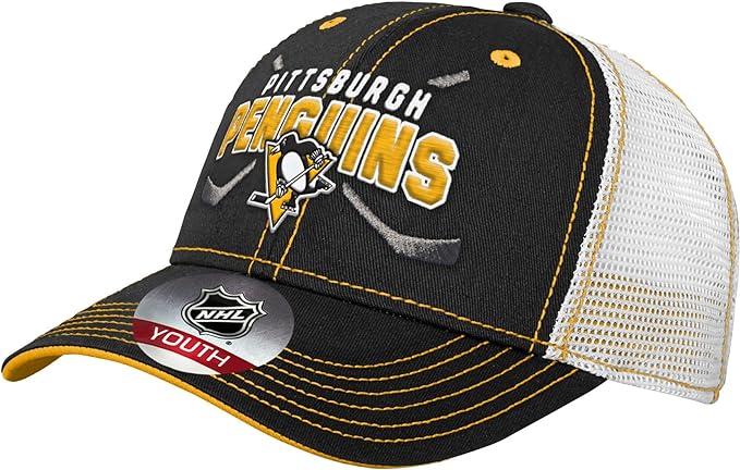 NHL Youth Lockup Meshback Adjustable Hat