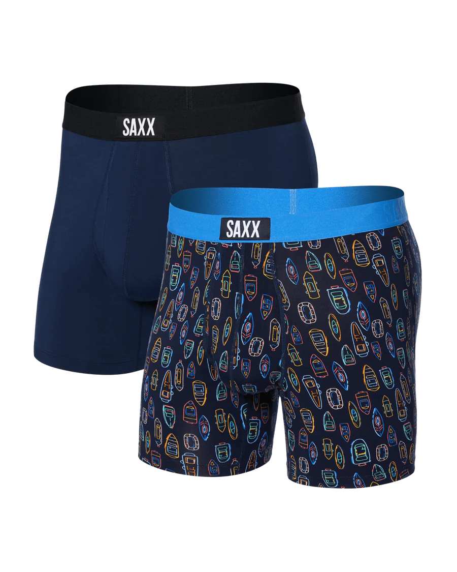 Ultra Super Soft (2 Pack) Boxer Brief - Bunch O' Boats/Maritime