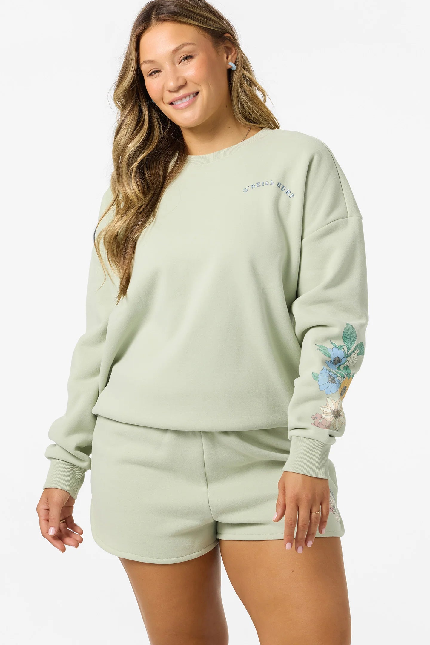 O'Neill Women's Petal Oversized Crew Neck Fleece