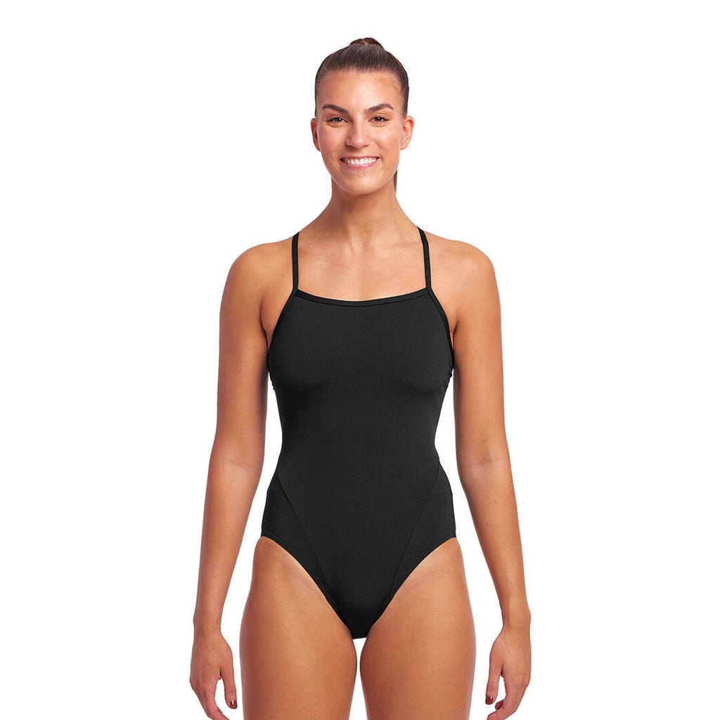 Funkita Women's Still Black Single Strap One Piece