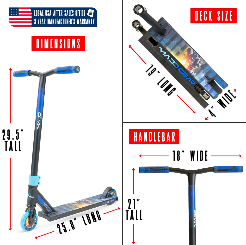 Madd Gear MG2 Obsidian Pro Stunt Scooter