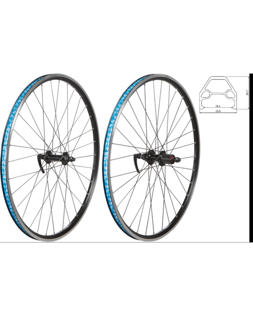 49North 6” Disc Rear Wheel (CL & 6-Bolt/QR)