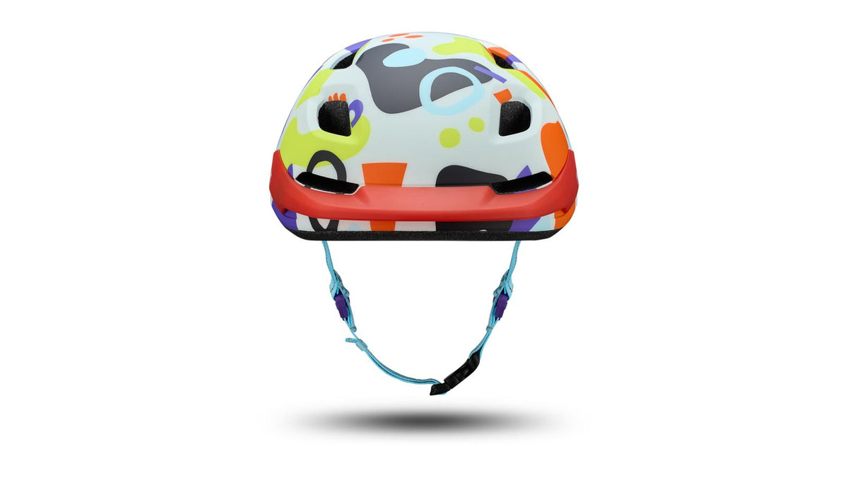 Specialized Shuffle 2 Child Helmet - DUNE WHITE GRAPHIC, front view