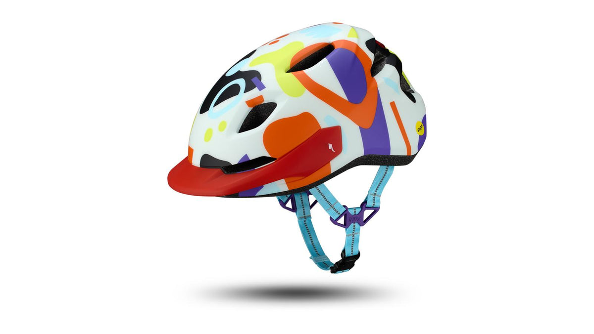 Specialized Shuffle 2 Child Helmet - DUNE WHITE GRAPHIC, hero view