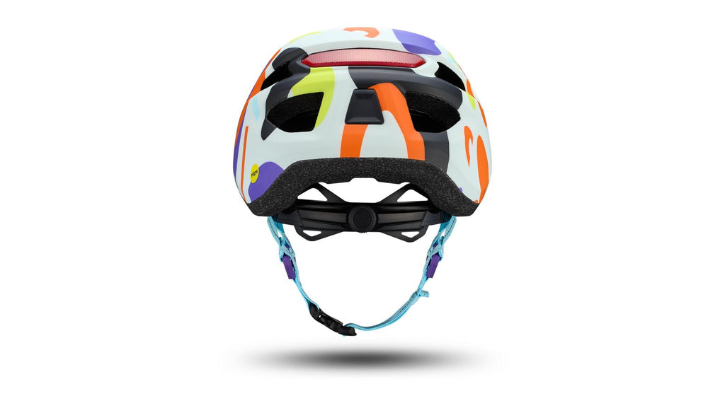 Specialized Shuffle 2 Child Helmet - DUNE WHITE GRAPHIC, rear view