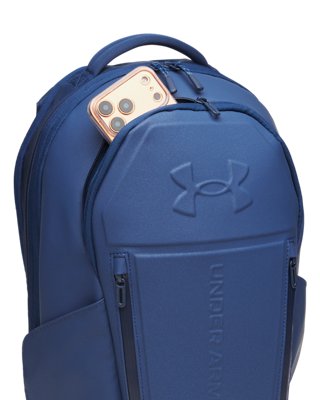 Under Armour No Weigh Backpack - Blackout Navy - front pocket