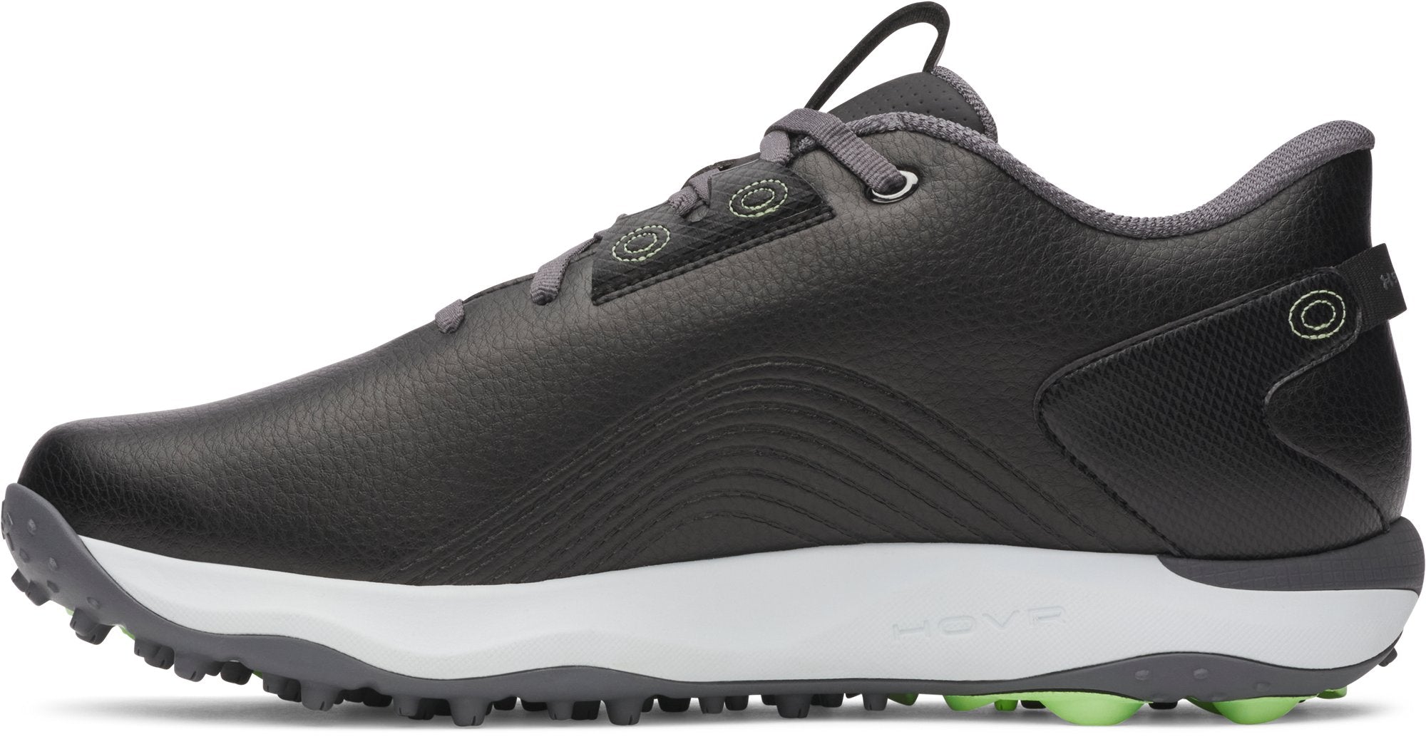 Under Armour Men's Drive Fade 2 SL Golf Shoes Black - medial view