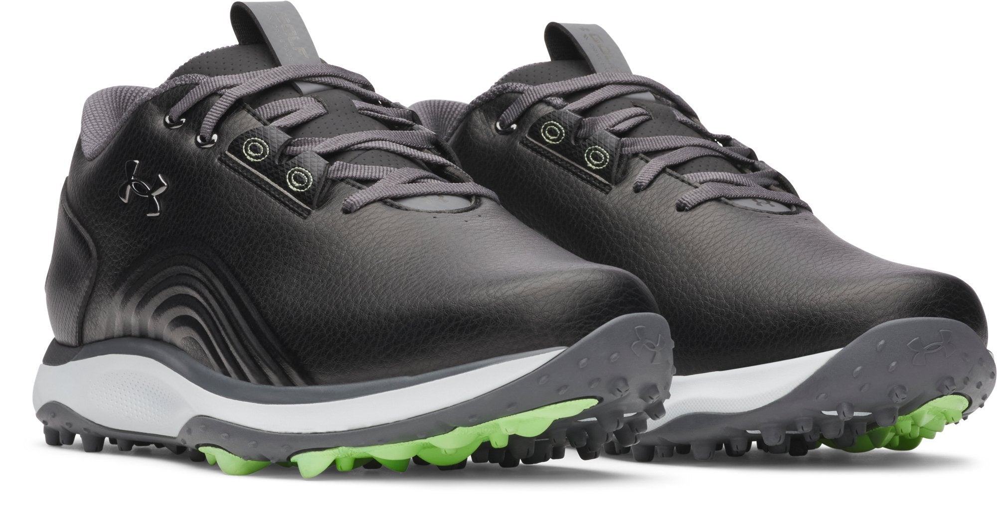 Under Armour Men's Drive Fade 2 SL Golf Shoes Black - pair