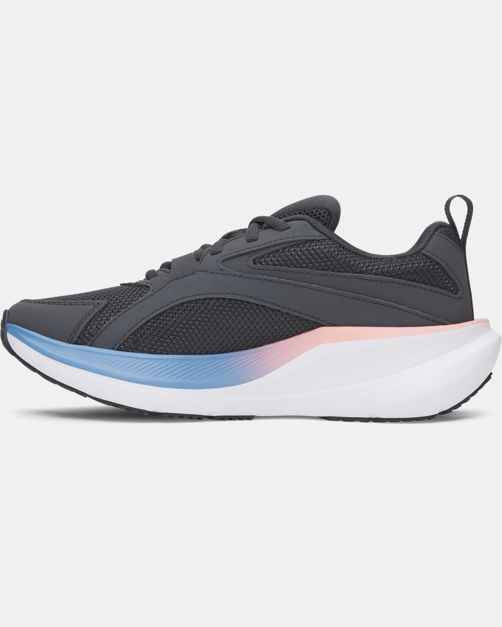 Under Armour Girls' Grade School Charged+ Assert 11 Running Shoes - Anthracite