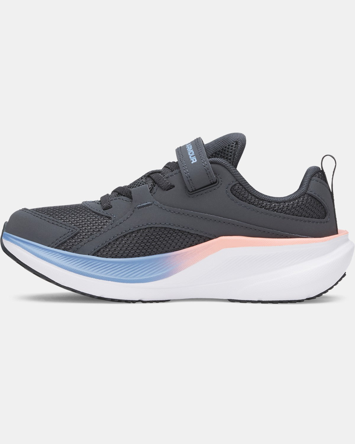 Under Armour Girls' Pre-School Charged+ Assert 11 AC Running Shoes - Anthracite