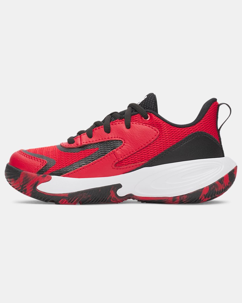 Under Armour Lockdown 8 Pre-School Basketball Shoes angle