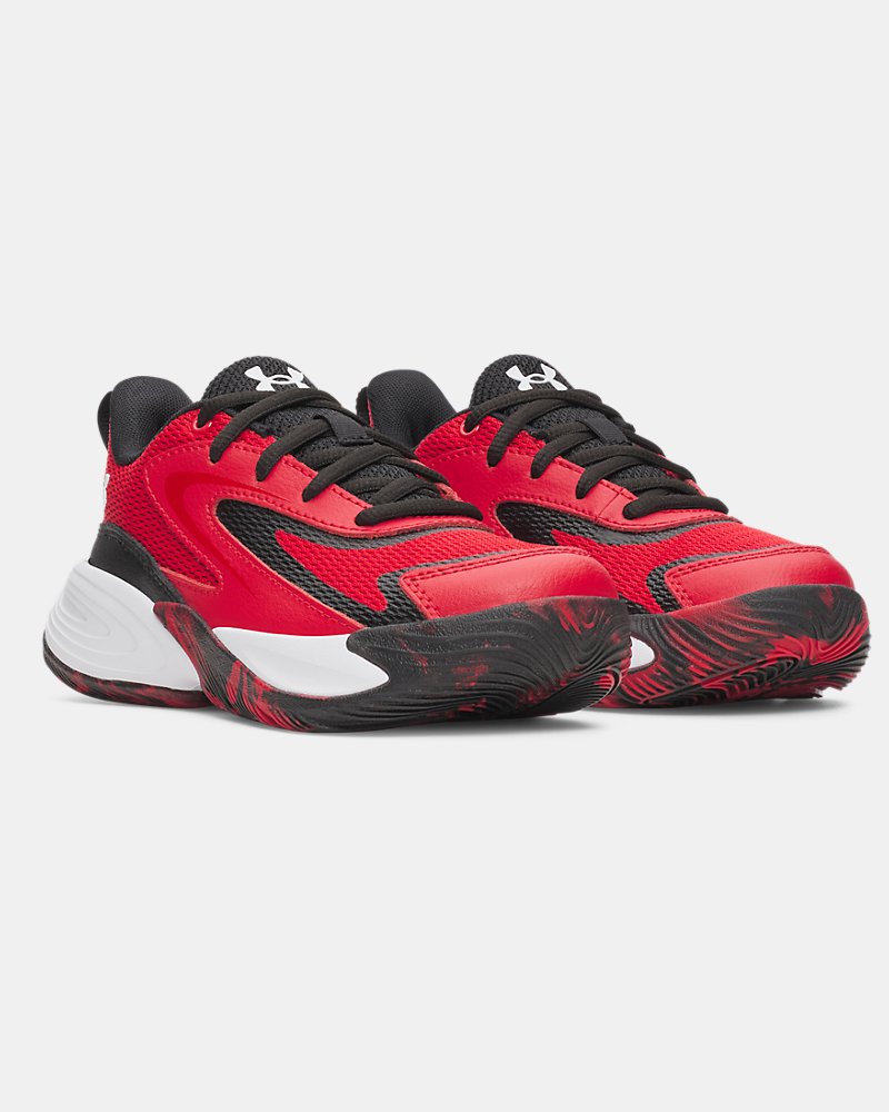 Under Armour Lockdown 8 Pre-School Basketball Shoes pair