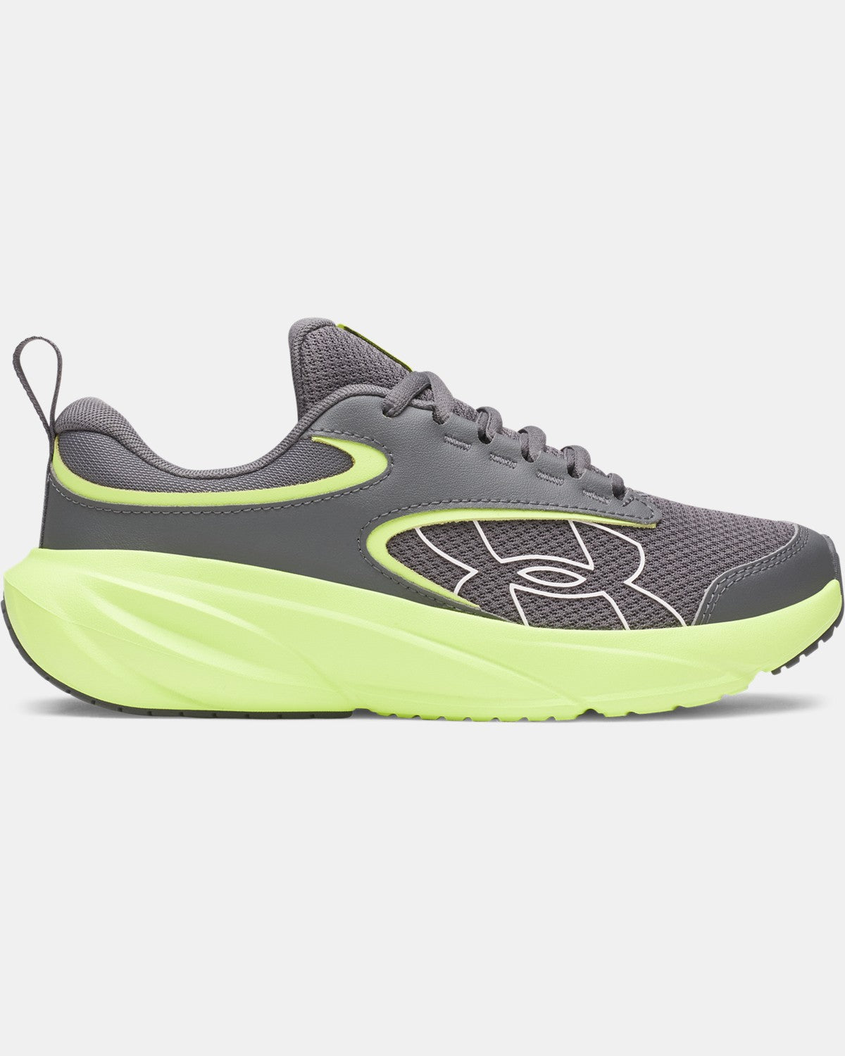 Under Armour Boys' Grade School Surge 5 Running Shoes - Castlerock/Green