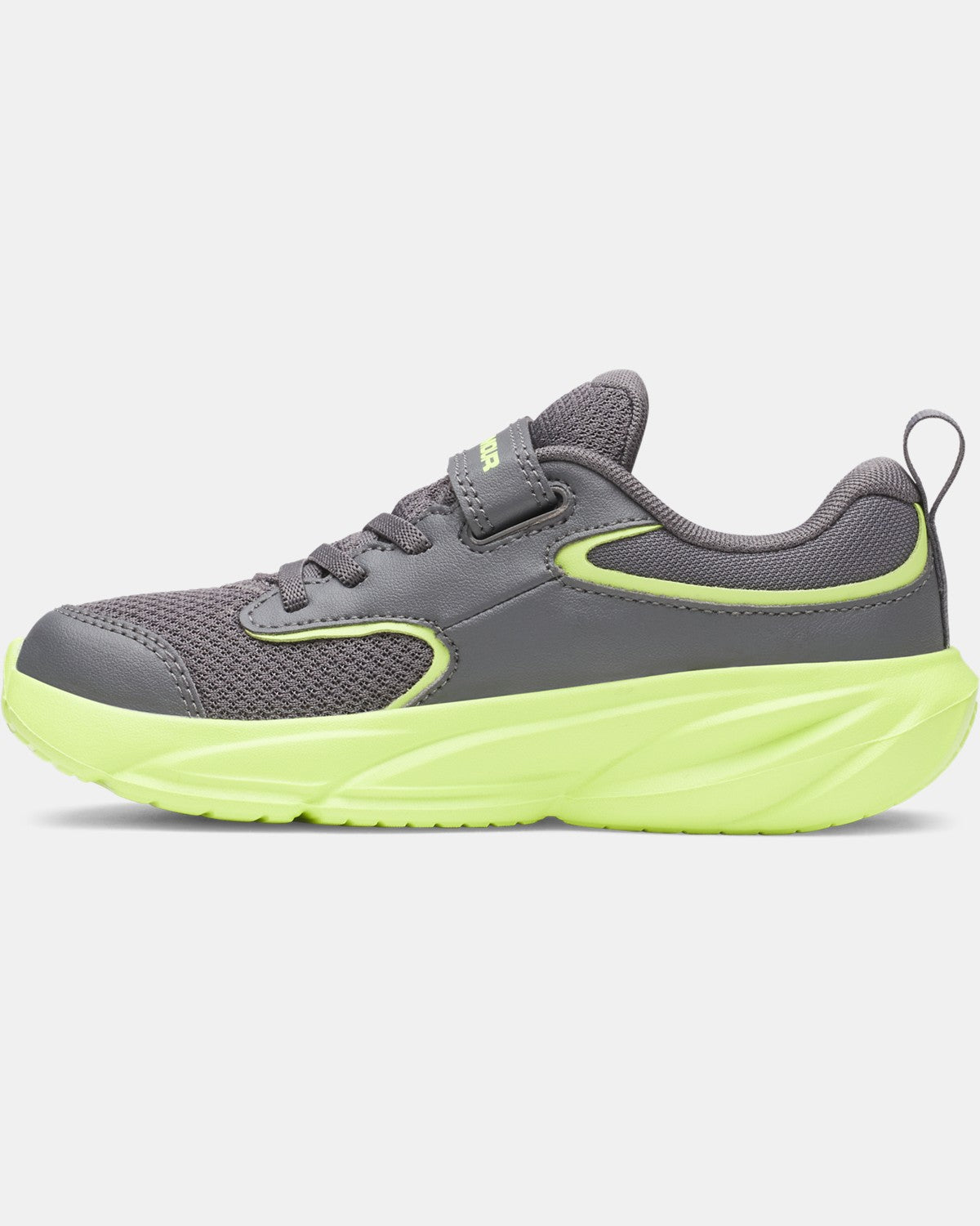 Under Armour Boys' Pre-School Surge 5 AC Running Shoes - Castlerock/Green