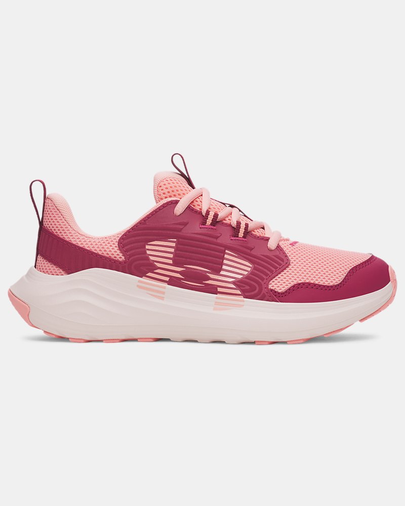 Under Armour Girls' Grade School Outhustle 3 Running Shoes - Pink